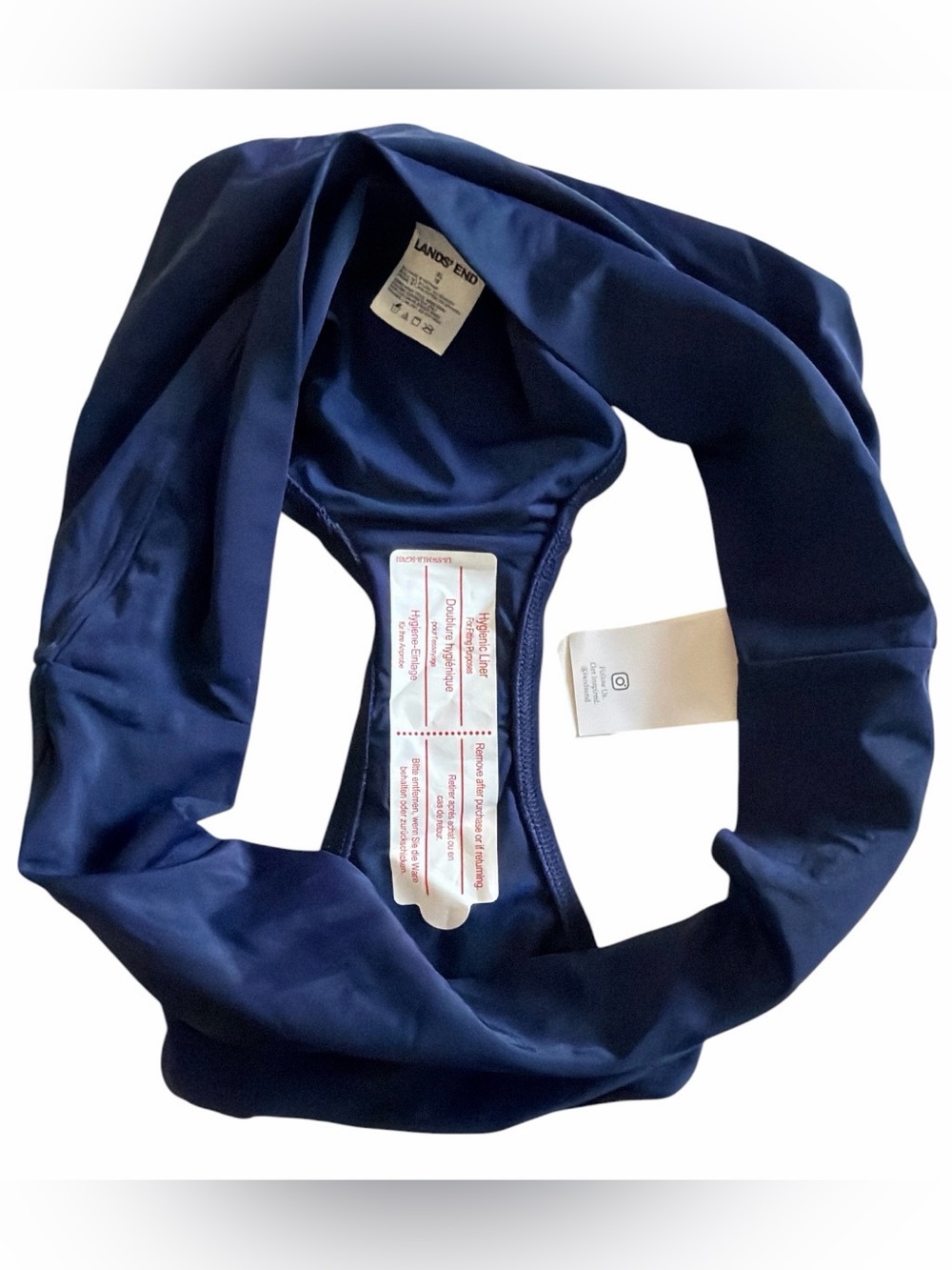 Lands' End NWT Women’s Deep Navy Swim Bottom Size XL (18) - Picture 3 of 5